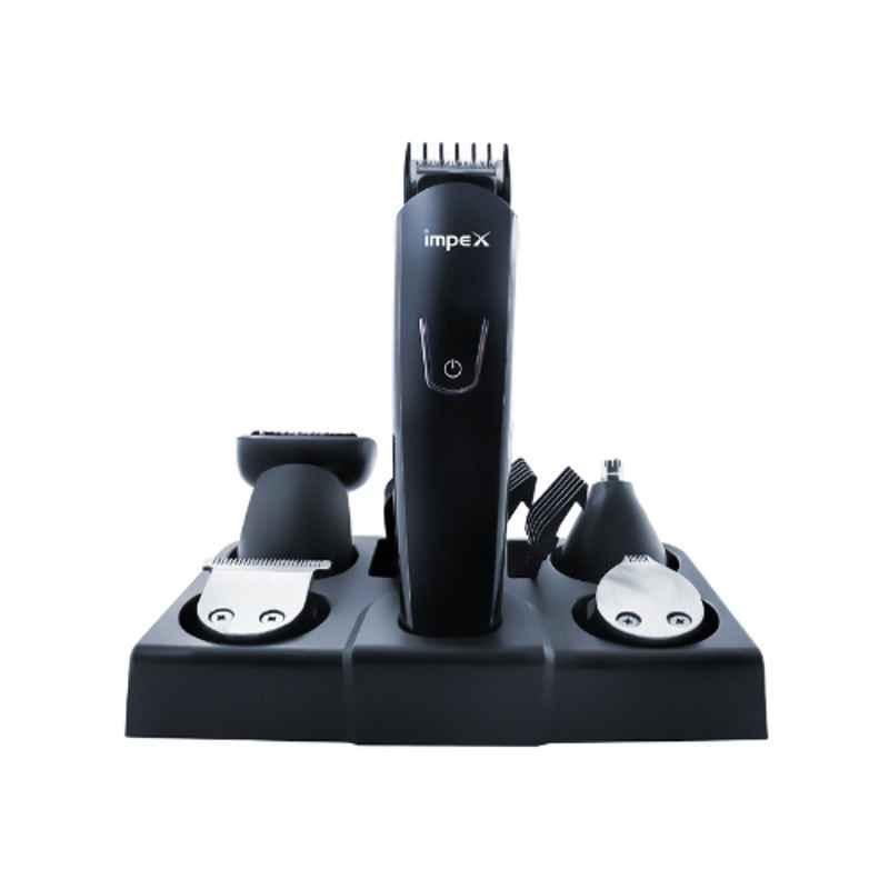 Impex 600mAh Stainless Steel Black Grooming Kit with Codeless Use, GK 402