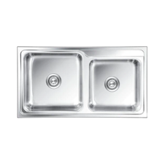 Nirali Ornate Glossy Finish Kitchen Sink, Size: 1000x545 mm