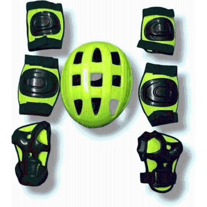 STYRKR Plastic & EVA Foam Green Skating & Cycling Protective Training Set Kit (4 Pcs Set) Size S Skating KitKIT-834