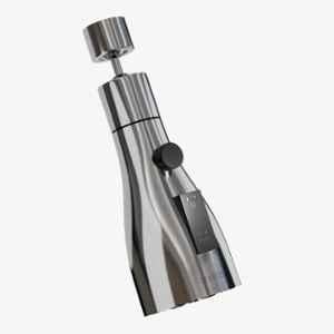 Lorazzo ABS Chrome Finish Tap Extension with  3 Flow Mode for Kitchen Sink, LRZ TE0151 S01
