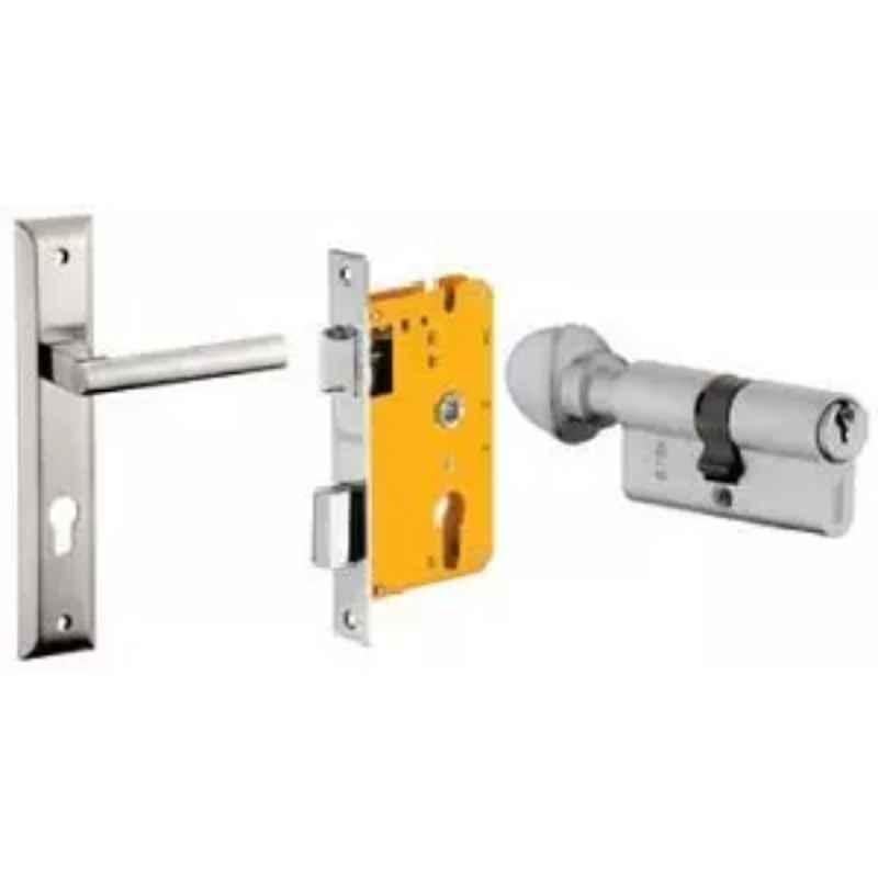 Dorset ML Series Cara 60mm Stainless Steel Patina Finish Door Handle Lock Set with Knob & Key, ML CAR