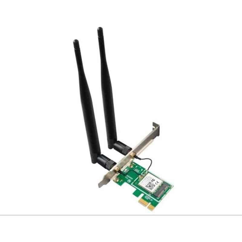 Tenda E12 AC1200 1200Mpbs Black Wireless PCI Express Adapter
