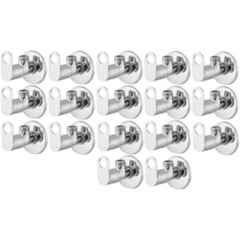 Senkiddpro Prime Stainless Steel Chrome Finish Wall Mounted Angle Cock (Pack of 17)