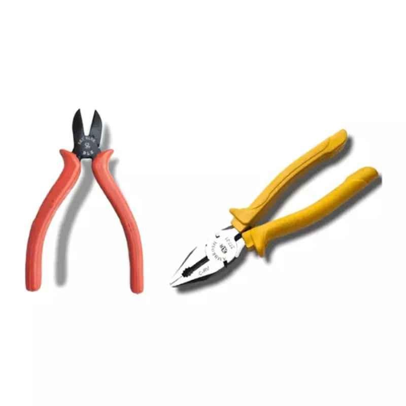 Sky Blue 2 Pcs 7.8 inch Lineman Plier Combo, SBE_PLIER_COMBOS_COMBO_644