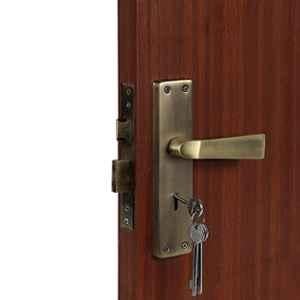 Saze 70mm ‎Stainless Steel ‎Antique Finish Mortise Door Lock Set for Main Door, CRZ015