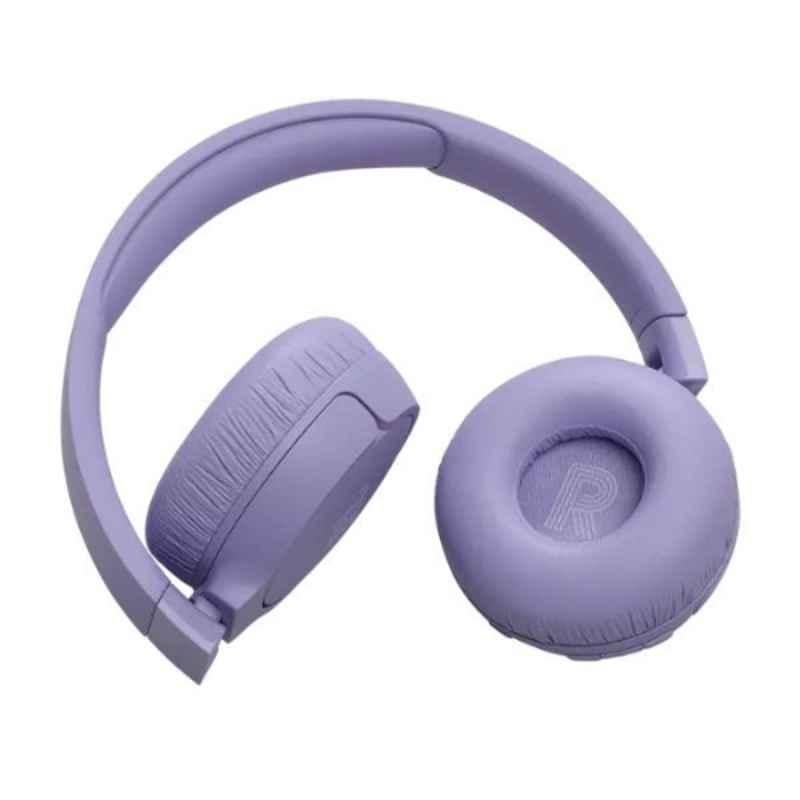 JBL 70hrs Purple Noise Cancelling Bluetooth Headphone, JBLT670NCPUR