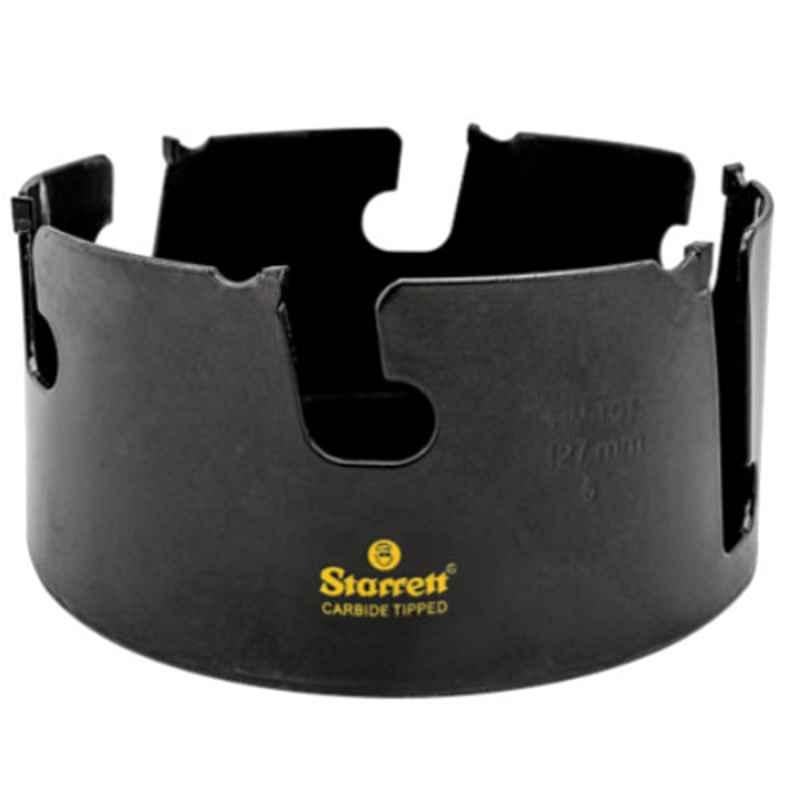 Starrett 127mm Black Tungsten Carbide Tipped Multi Purpose Hole Saw, MPH0500