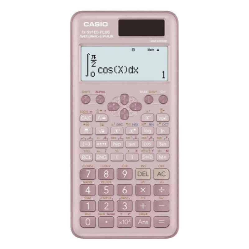 Casio FX-991ES Plus Pink 2nd Edition Standard Scientific Calculator