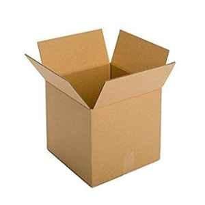 MM WILL CARE 6.5x6.5x6.5 inch 3 Ply Brown Paper Corrugated Box, (Pack of 50)