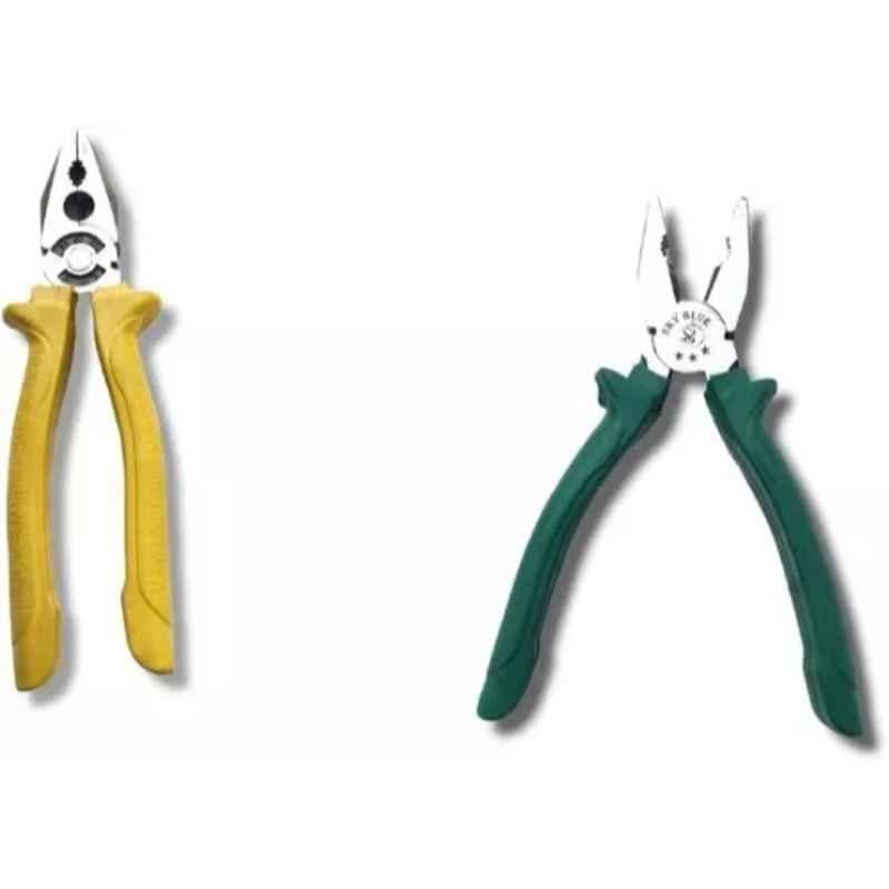 Sky Blue 2 Pcs 7.8 inch Lineman Plier Combo, SBE_PLIER_0051