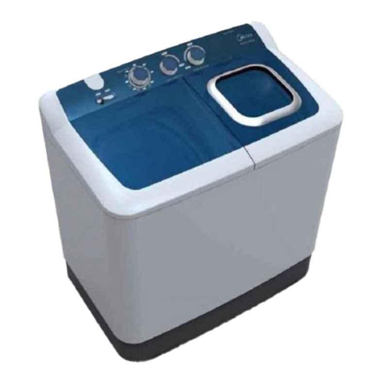 Midea 10kg White Semi Automatic Twin Tub Washing Machine, MTE100P1101Q