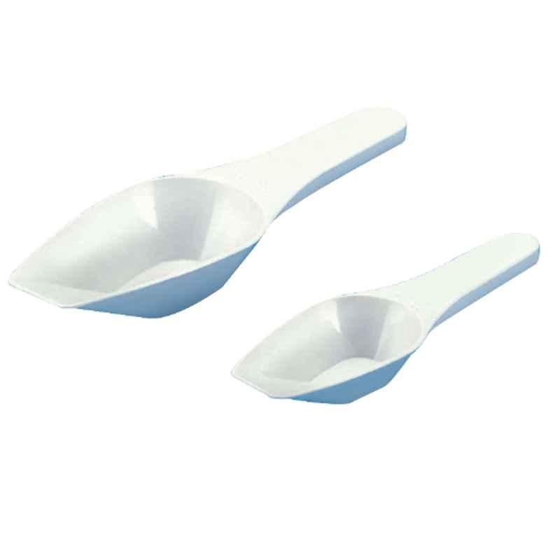 Tarsons 12 Pcs 5ml Polypropylene Measuring Scoop Set, 922120 (Pack of 12)