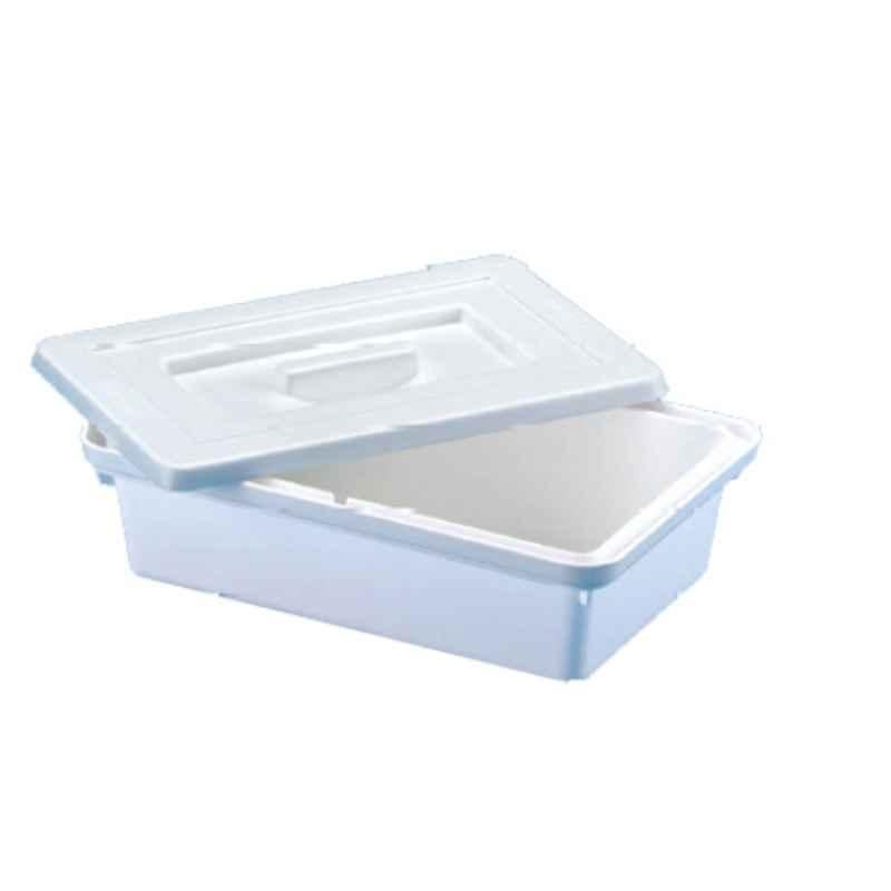 Tarsons 2 Pcs 450x150x70mm Polypropylene Instrument Sterilizing Pan Set, 551020 (Pack of 12)