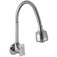 Prestige Spa Brass Chrome Finish Silver Flexible Sink Cock