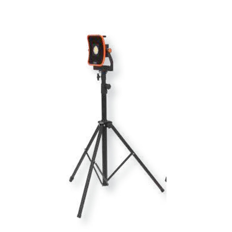 Groz 30W IP54 Tripod Mounted COB Rechargeable Worklight, LED/670T