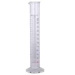 ABGIL 250ml Borosilicate Glass Round Base Cylinder Graduated Single Metric Scale with Pour Out, ABG1172