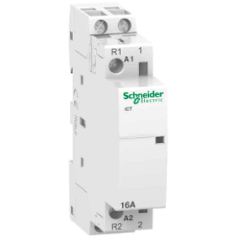 Schneider Acti9 220V 1NO+1NC White 2 Pole Contactor, A9C22515