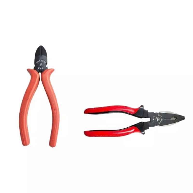Sky Blue 2 Pcs 7.8 inch Lineman Plier Combo, SBE_PLIER_0733