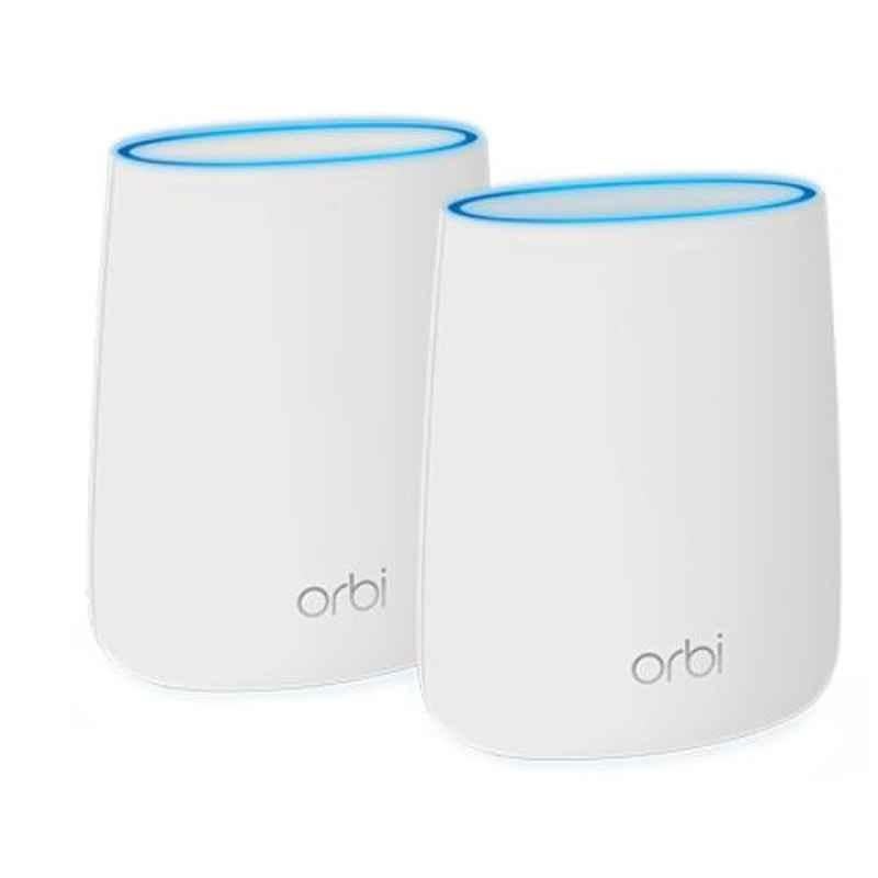 Netgear Orbi Tri-Band AC2200 WiFi System Router with 1 Satellite Extender, RBK20-100INS