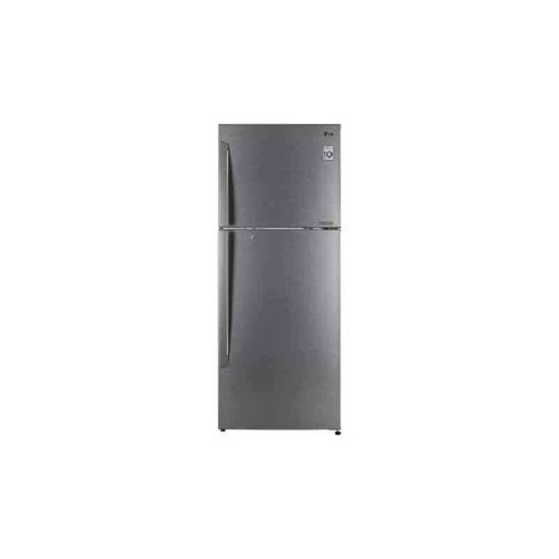 LG 420L 3 Star Dazzle Steel Frost Free With IBDC Refrigerator, GL-I472QDSY