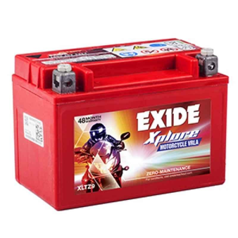 Buy Exide Xplore XLTZ9 8Ah 12V VRLA Motorcycle Battery, AH10000 Online At  Price ₹2508
