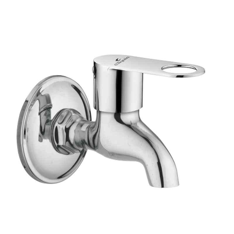 Cliquin Magic Ornamax Brass Silver Chrome Finish Wall Mount Bathroom Tap