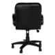 High Living Italus Leatherette Medium Back Black Office Chair (Pack of 2)