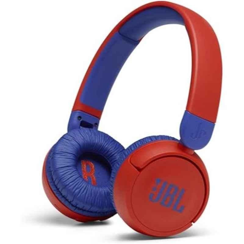 JBL Jr310BT 85dB On-Ear Red Wireless Kids Bluetooth Headphone