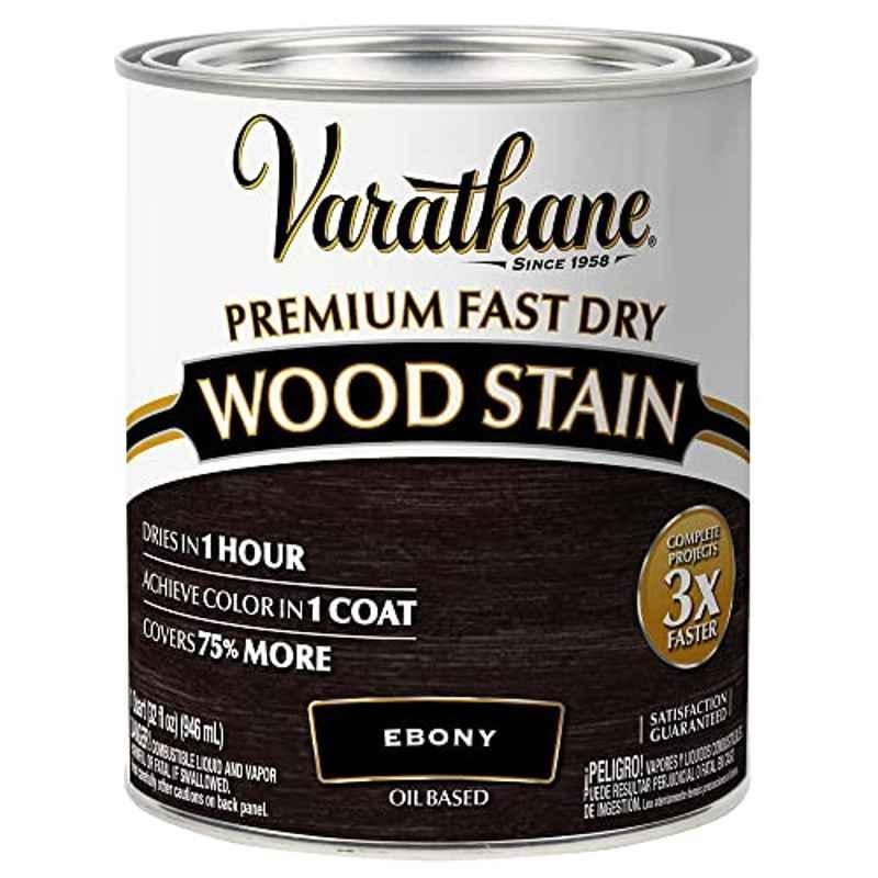 Rust-Oleum Varathane 946ml Ebony Wood Stain Premium Fast Dry Coating, 269395