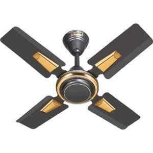 Stardom Deecee 65W 810rpm Smoke Aluminium Brown 4 Blade Ceiling Fan, Sweep: 600 mm