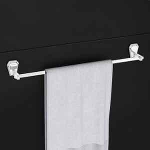Plantex Towel Rod for Bathroom/304 Grade Stainless Steel Towel Bar/Towel Stand/24 inch Towel Hanger/Bathroom Accessories PM-2402, Chrome