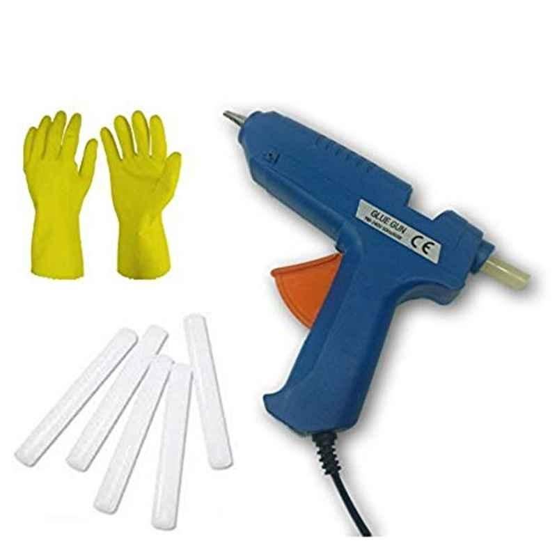 Krost Tc-60 100W Glue Gun With Free 5 Pieces Glue Sticks And Safety Gloves, Blue