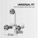Kohler July Popular Chrome Polished 4 Way Bath & Shower without Diverter for Hand Shower, 98755IN-4-CP