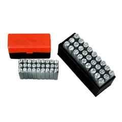 Groz 27 Pcs 5mm Carbon Steel Letter Stamp Set, LP/5