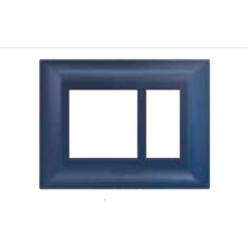 Anchor Ziva 3 Module Blue Berry Cover Plate with Base Frame, 68903BB (Pack of 20)