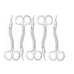 Forgesy 6 inch Stainless Steel 410 Grade Silver Surgical Stitch Cutting Scissor
