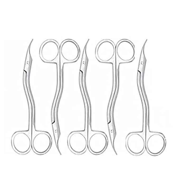 Forgesy 6 inch Stainless Steel 410 Grade Silver Surgical Stitch Cutting Scissor