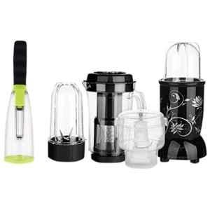 Wonderchef Nutri-Blend Ckm 400W Black Mixer Grinder with Stainless Steel Blades & 3 Jars