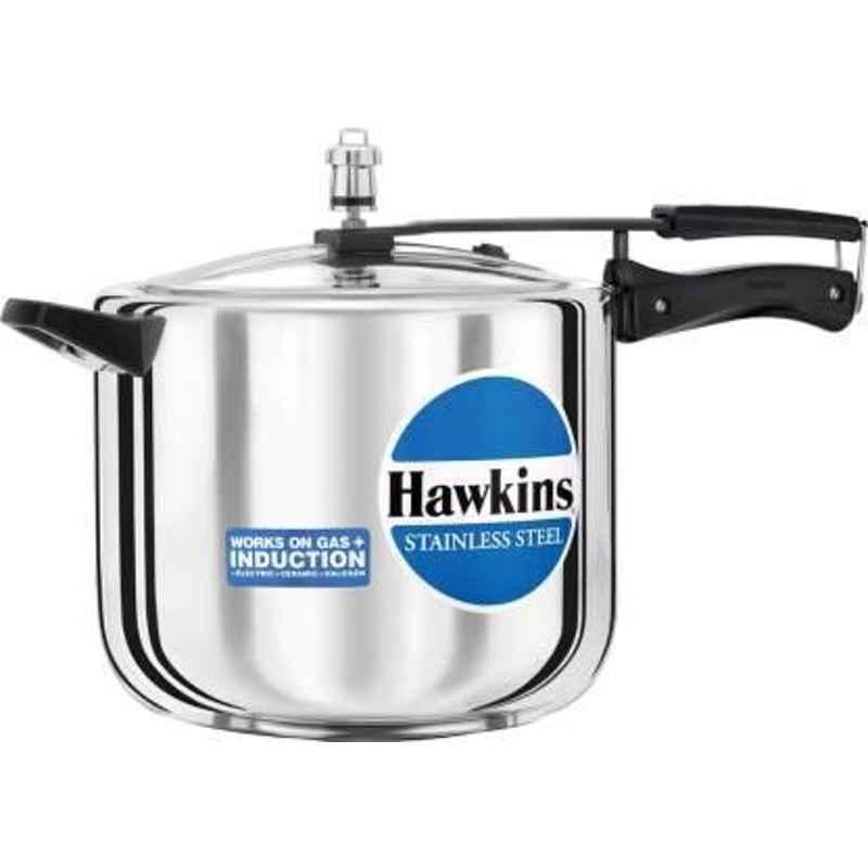 Hawkins 10L Stainless Steel Induction Bottom Pressure Cooker, HSS10