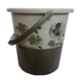 Joyo 2 Pcs 25L Plastic Grey Round Bucket & 1500ml Matching Mug Set