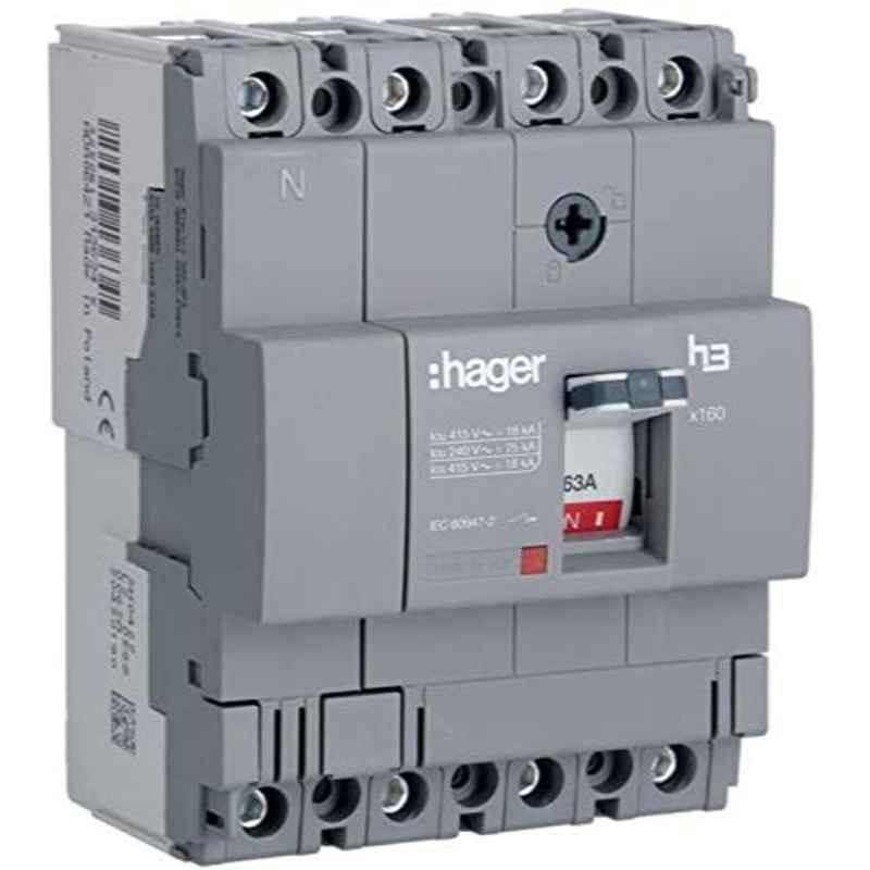 Hager 125A 25kA Moulded Case Circuit Breaker, HHA126Z