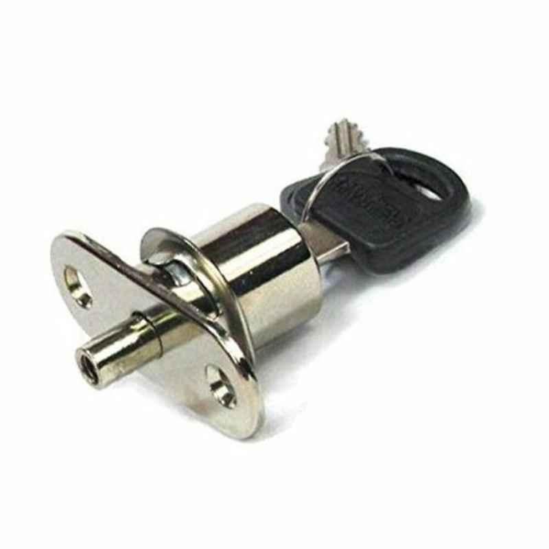 Armstrong 22.6mm Silver Sliding Cabinet Push Lock