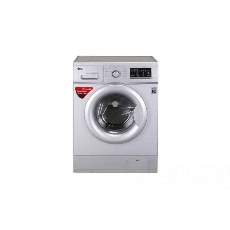 LG 7kg Luxury Silver Front Loading Fully Automatic Washing Machine, FH0G7QDNL52