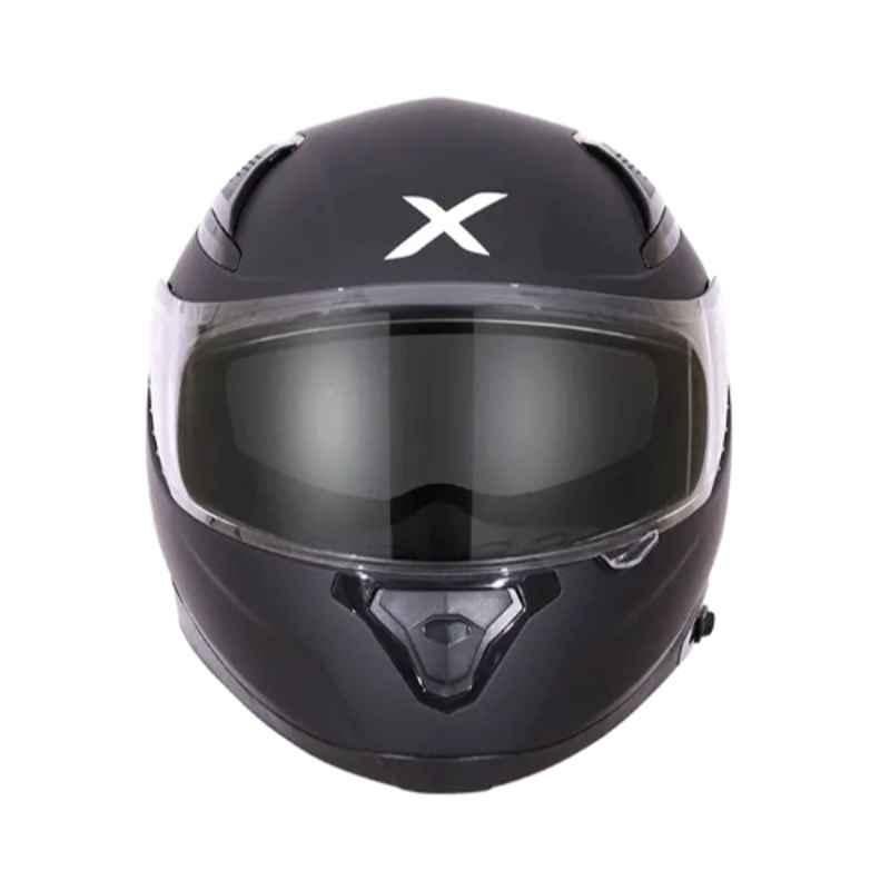 Axor Apex Solid Black Full Face Helmet, AHPMBM, Size: M
