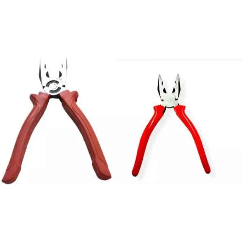 Sky Blue 2 Pcs 7.8 inch Lineman Plier Combo, SBE_PLIER_COMBO_MOD_01106