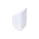 Blume Prism 7 inch Plastic White Hanging Planter, PRS-WT-24 (Pack of 24)