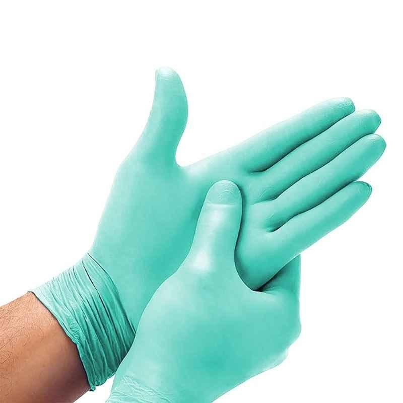iLife Green Reusable Nitrile Gloves with Flock lining