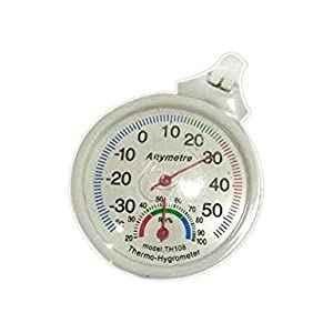 Krost Analog Thermo-Hygrometer/Temperature Humidity Meter Clock