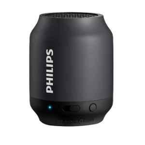 Philips BT50B Black Portable Wireless Bluetooth Speaker