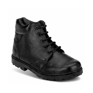Rigau 1089 Black Leather Steel Toe Work Safety Shoes, Size: 7
